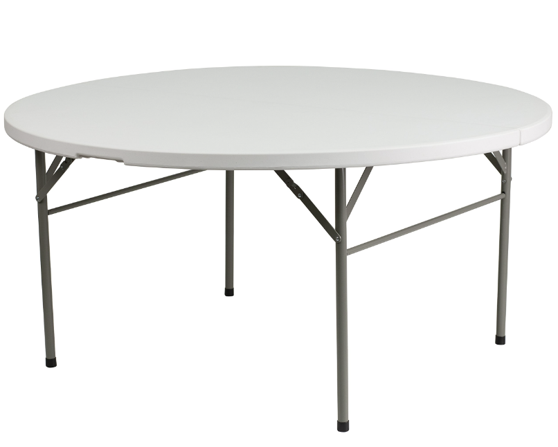 Banquet Table, Plastic / Folding Legs