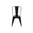 Industrial Stacking Chair / Black, Metal