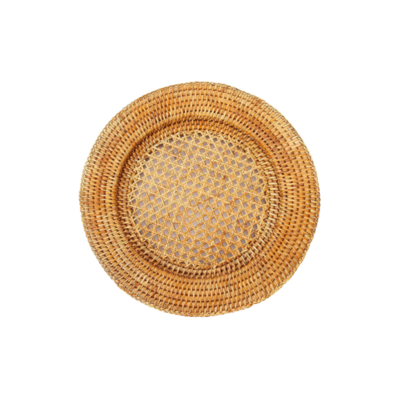 Rattan Charger, 13 in.