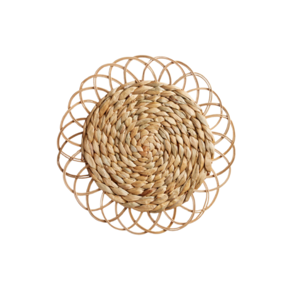 Woven Zinnia Charge