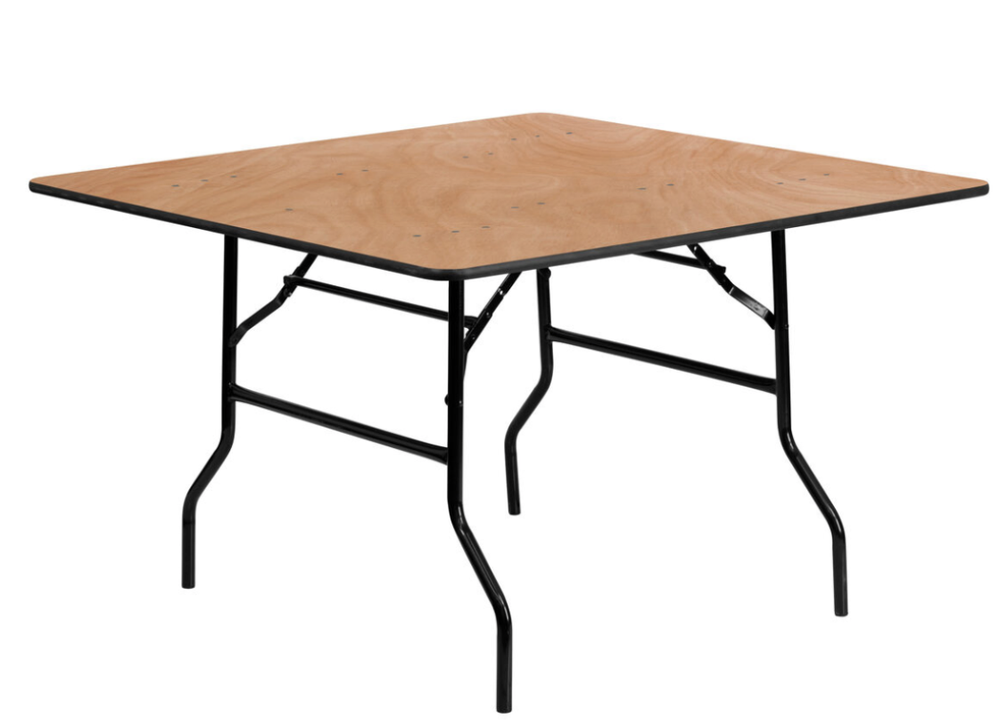 Banquet Table, Wooden / Folding Legs