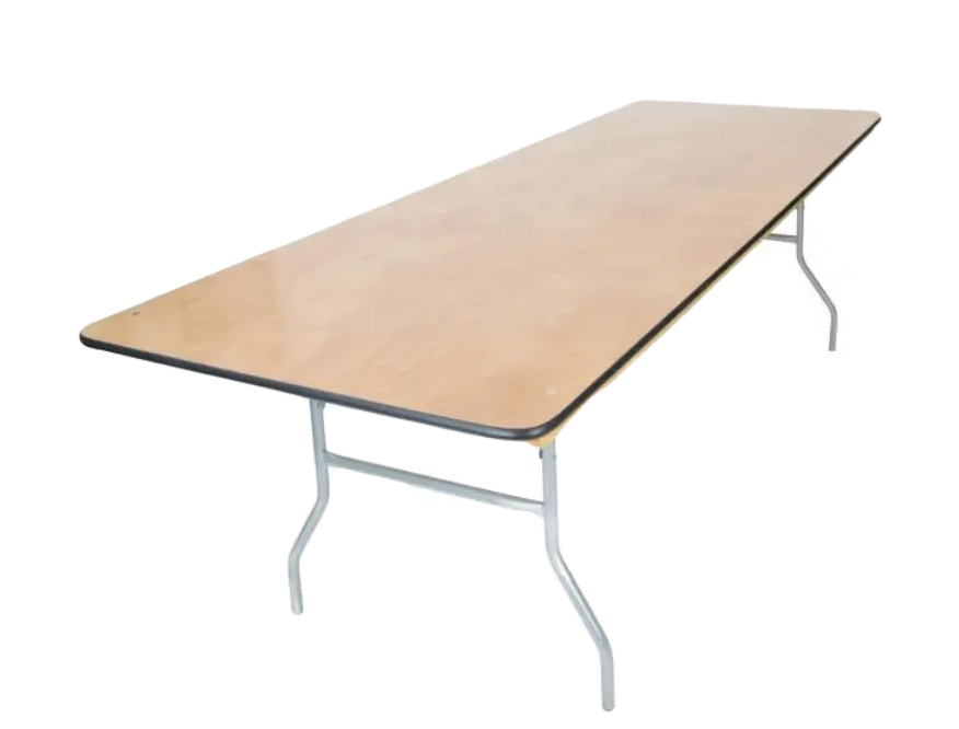 Banquet Table, Wooden / Folding Legs