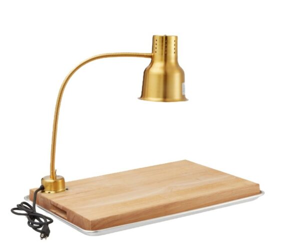 Carving Station / 39 in. Heat Lamp / Gold