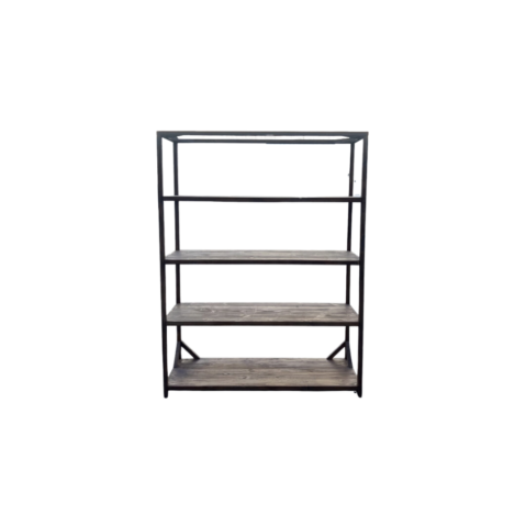 English Chestnut Bookcase, 65 in. x 20 in. x 84 in.