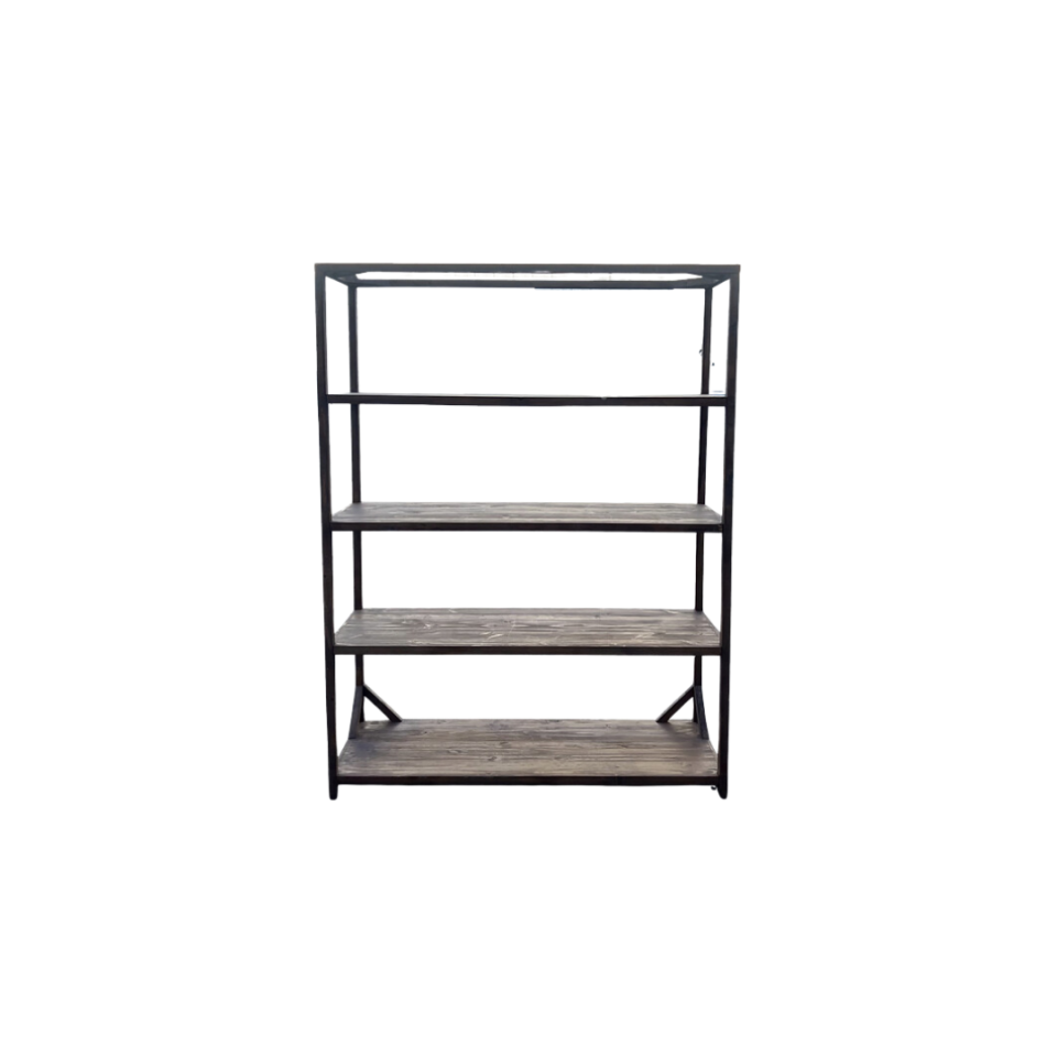English Chestnut Bookcase, 65 in. x 20 in. x 84 in.