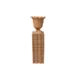 Liliana Scalloped Urn & Pedestal