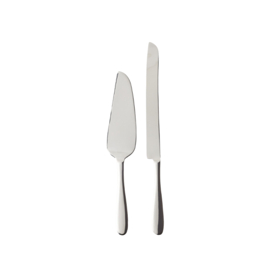Silver Cake Knife & Server