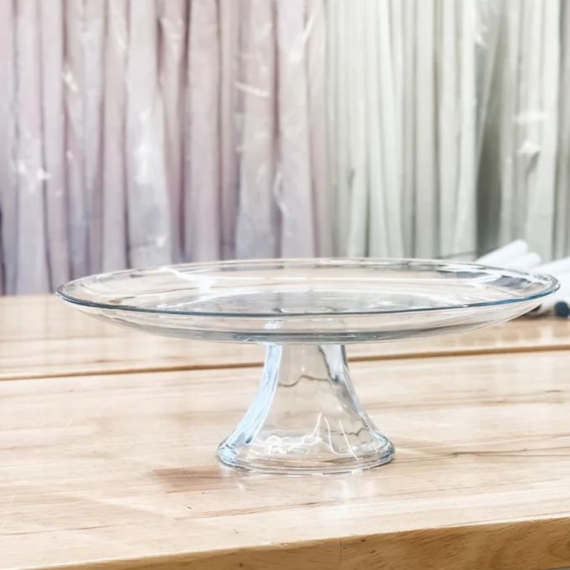 Clear Glass Cake Stand