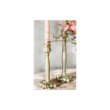 Gold Stone Candlestick, 8.7 in.