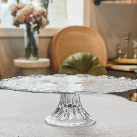 Floral Cake Plate