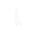White Easel, 5'