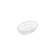Oval Silver Wire Bread Basket, 6" x 2 1/2"
