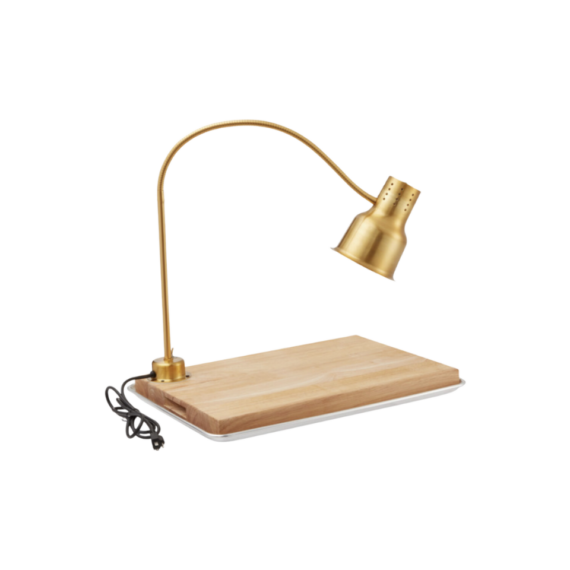 Carving Station / 39 in. Heat Lamp / Gold