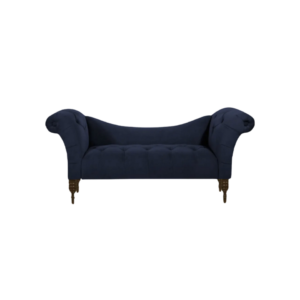 Navy Settee, 72"