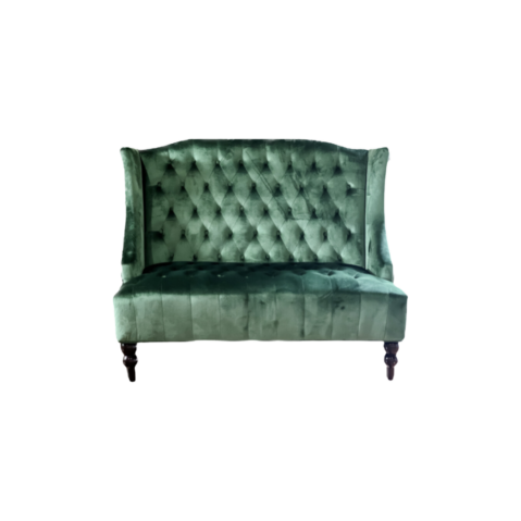 Velvet Forest Loveseat