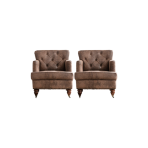 William Club Chairs, Pair