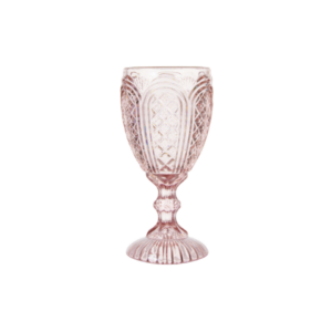 Blush Carousel Goblet, 11 oz.