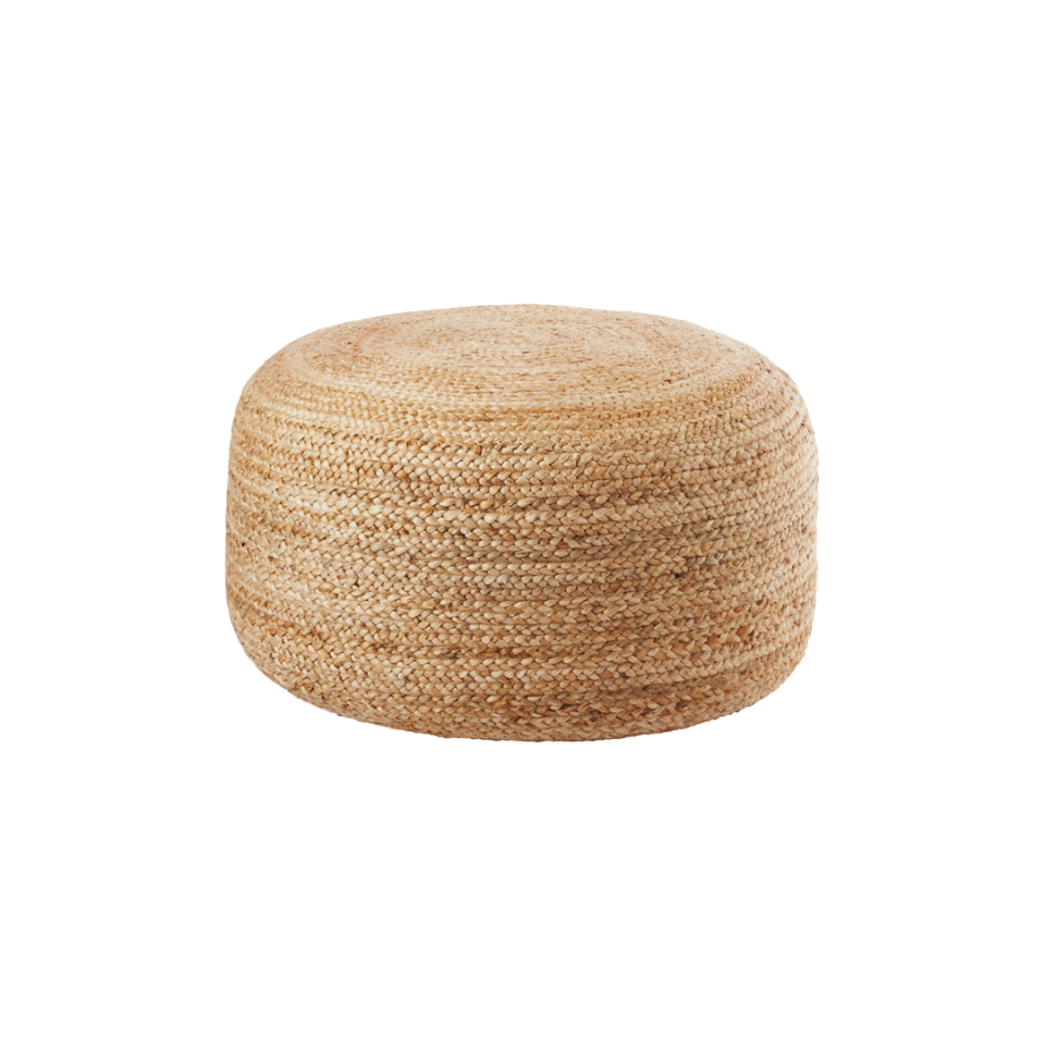 Seagrass Pouf, 20.5 in.