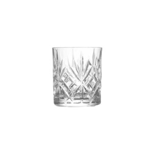 Melodia Crystal Cut Double Rocks, 10.5 oz.