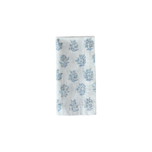 Sophia Block Print Napkin, Azul