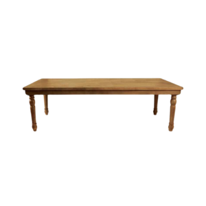 French Farm Table, American Honey, 8' x 42"