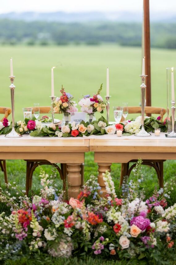 Natural Farm Table, Blonde / 30 in. H x 96 in. L x 48 in. W