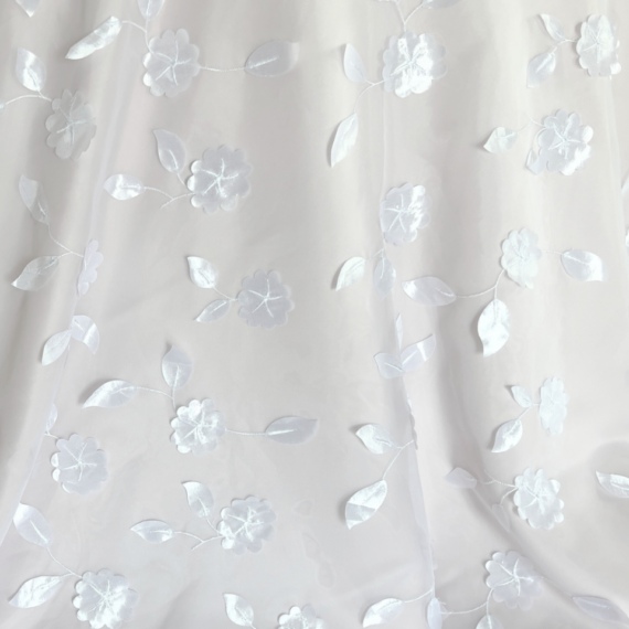 Lillian Overlay, White
