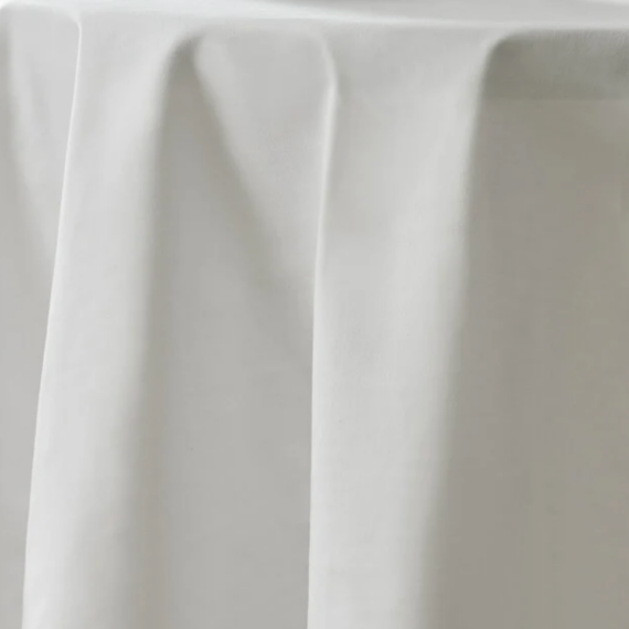 Cotton Blend Linen, Classic White