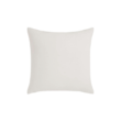 Ivory Velvet Throw Pillow