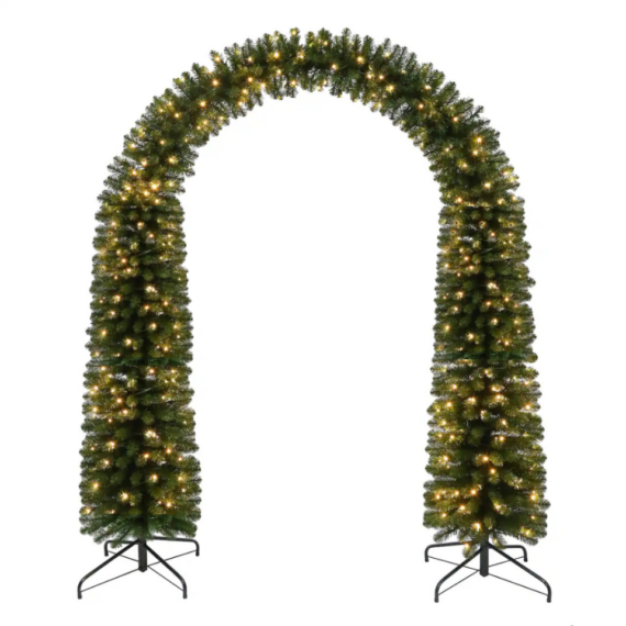 Pre Lit Pine Archway