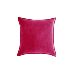 Hottie Pink Velvet Throw Pillow