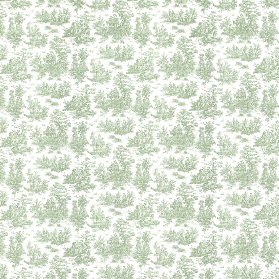 Betsy Toile Linen, Soft Sage