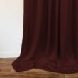 Merlot Jasmine Drapery Fabric