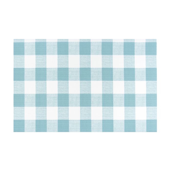 Ocean Check Drapery Fabric
