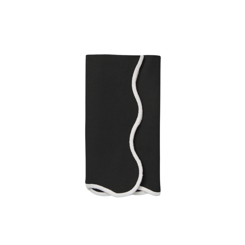 Swell Napkin, Black & White