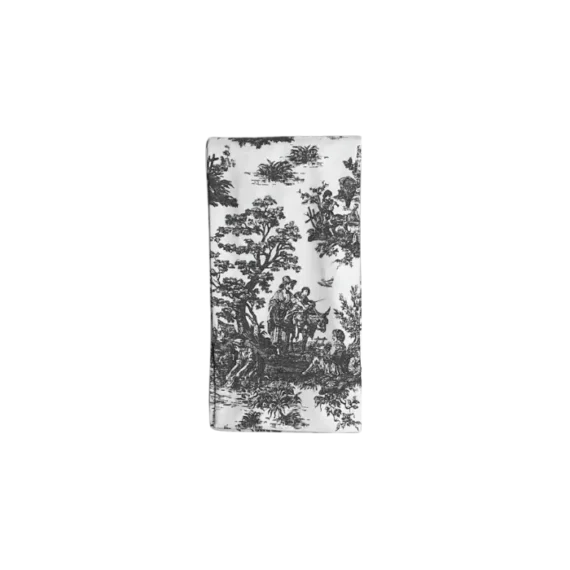 Betsy Toile Napkin, Black & White
