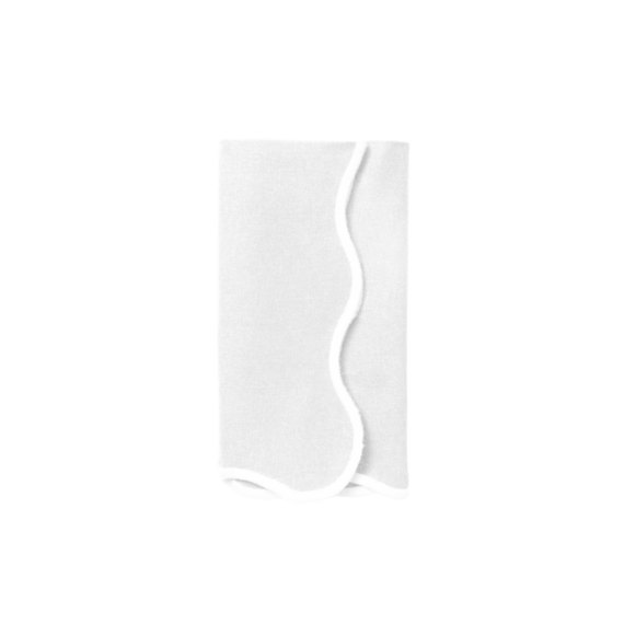 Swell Napkin, Wedding Cake White