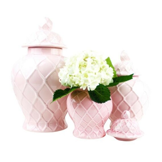 Pink Ginger Jars