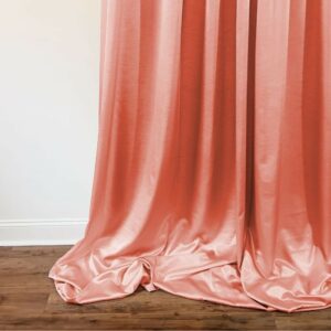 Coral Jasmine Drapery Fabric