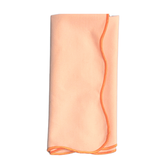 Swell Napkin, Tangerine Peaches