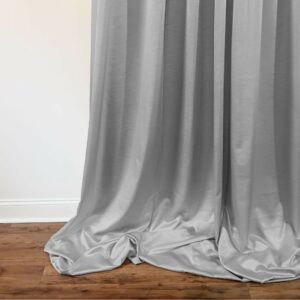 Silver Jasmine Drapery Fabric