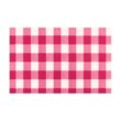 Magenta Check Drapery Fabric
