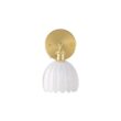 Milk Tulip Wall Scone