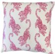 Year Of The Tiger Throw Pillow, Fuchsia