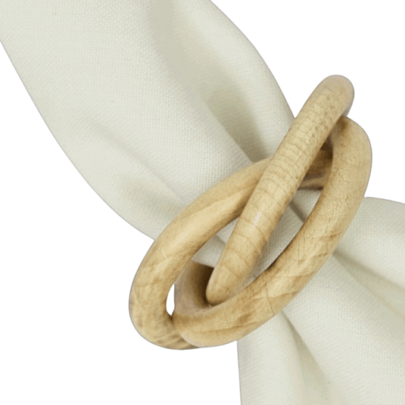 Plum Wood Napkin Ring