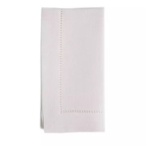 Hemstitch Napkin, Ivory