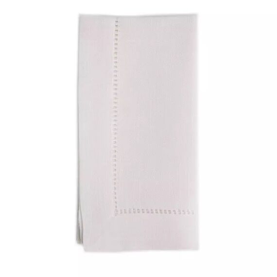 Hemstitch Napkin, Ivory