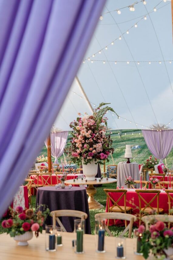 Orchid Jasmine Drapery Fabric