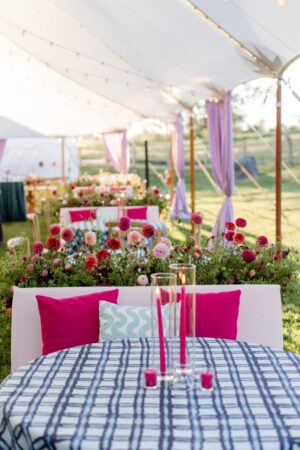 Peony Banquette Slip Cover - Photography: Courtney Timms Photography, www.courtneytimms.com