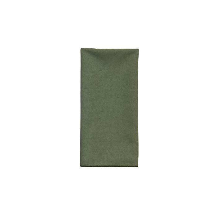 Cotton Blend Napkin, Dark Olive
